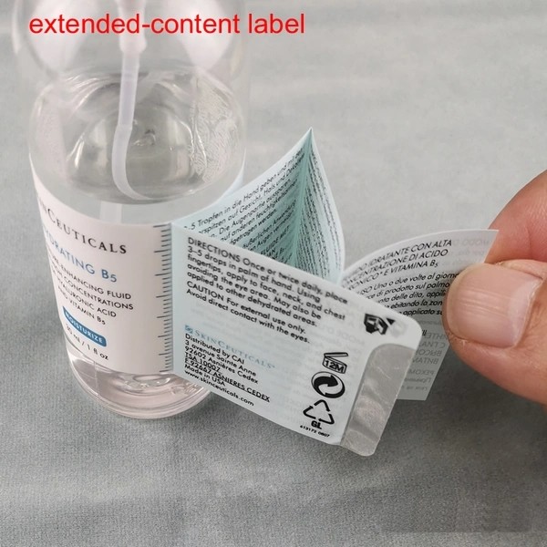 Double layer printed label