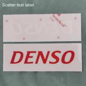 Scatter text label