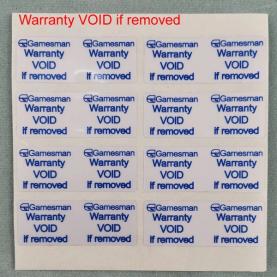 warranty VOID label